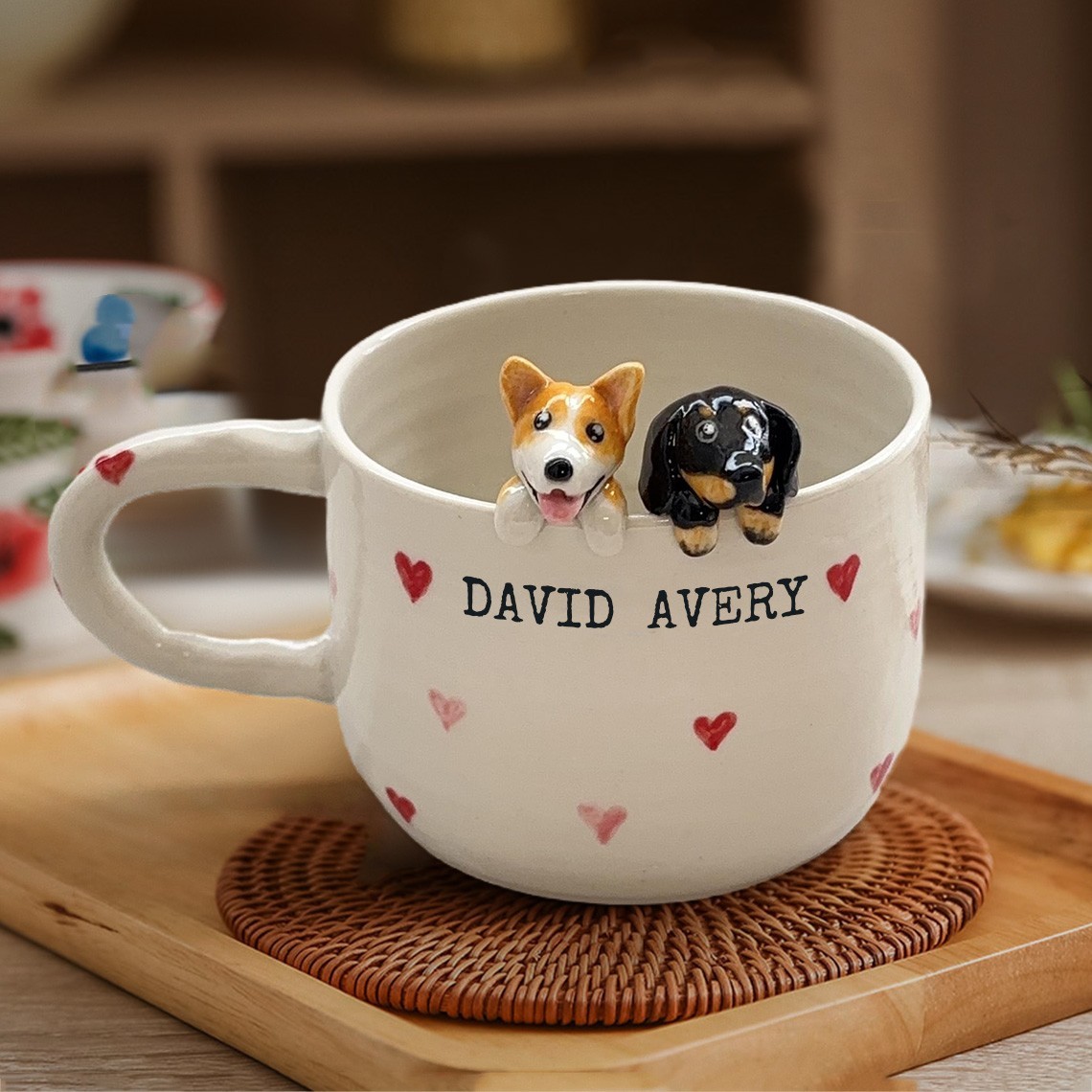 Custom Pet Figure Mug Keepsake Gifts for Pet Lovers Unique Gifts for Dog Owners 