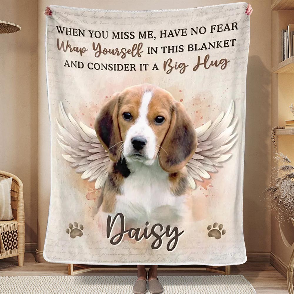 Custom Pet Photo Blanket Dog Memorial Blanket Dog Loss Gift Pet Sympathy Gift Christmas Keepsake Gifts