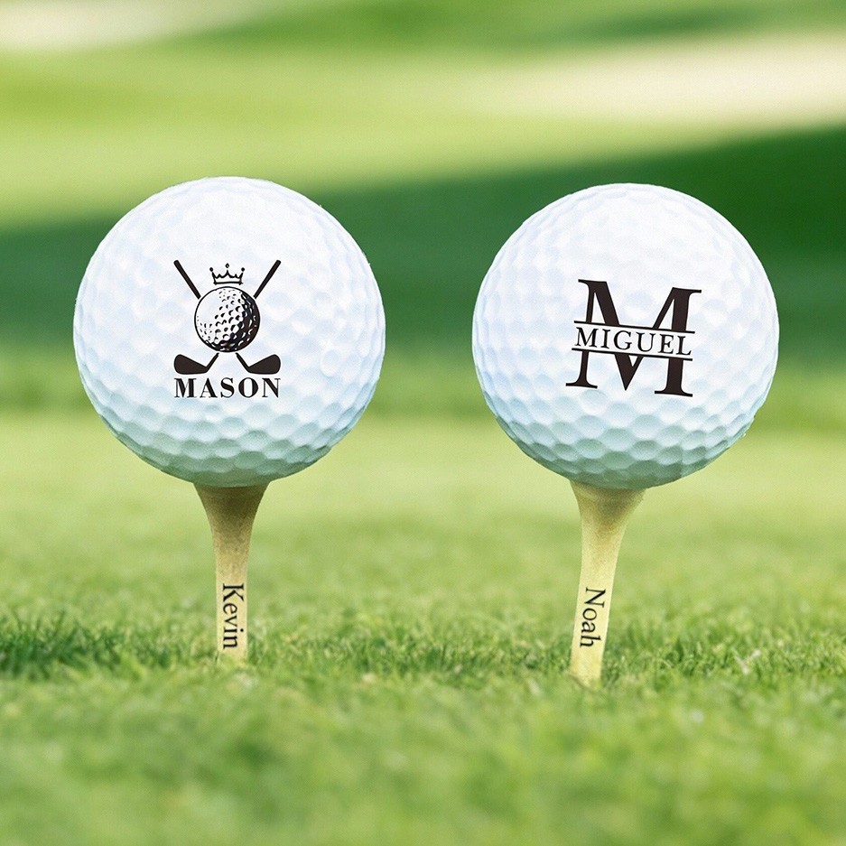Personalised Golf Balls with Name Sports Gifts for Him Golf Lover Gifts Unique Gifts for Dad Husband