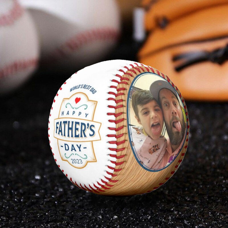 Custom Photo Baseball Personalised Anniversary Gift Ideas For Dad Father's Day Gift Ideas