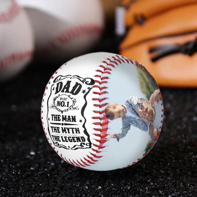 Personalised Baseball With Photo Unique Father's Day Gifts