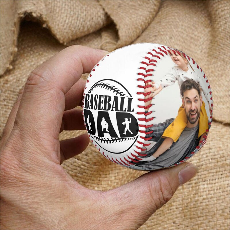 Custom Baseball With Photo Unique Father's Day Gift Ideas Keepsake Gift For Dad
