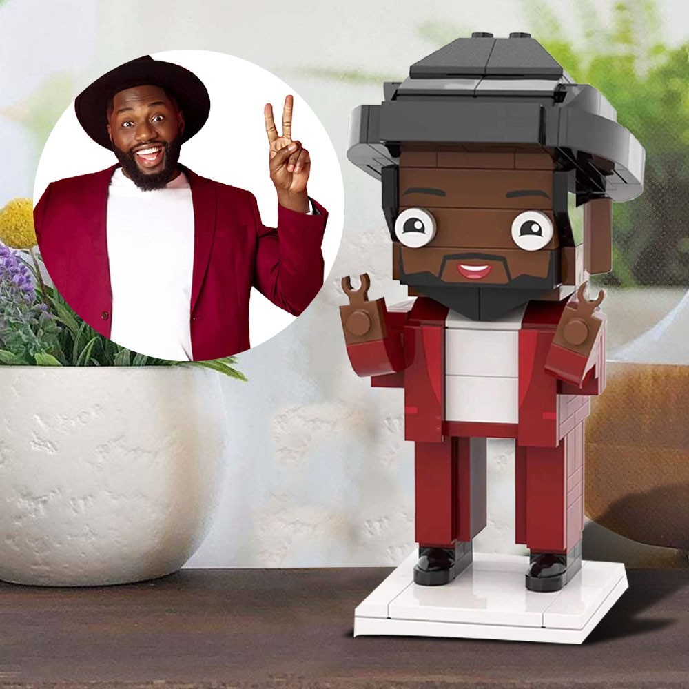 Custom Full Body Brick Figures from Photo for Men Unique Gifts for Him Anniversary Gift for Husband