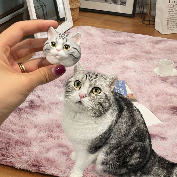 Personalised Pet Head Figurine Keepsake Gift for Pet Lovers Christmas Gifts