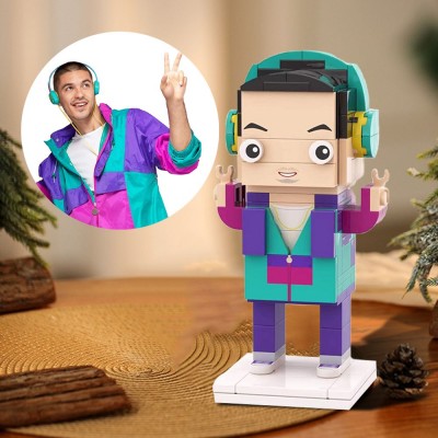 Custom Full Body Brick Figures from Photo Personalised Gifts for Boyfriend Birthday Gift Anniversary Gift Ideas for Him