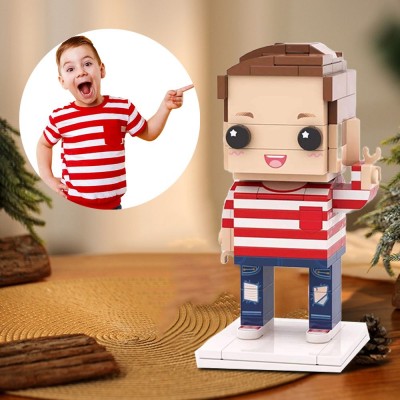 Custom Full Body Brick Figures from Photo Gift Ideas for Kids Unique Birthday Gifts 