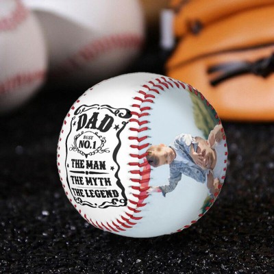 Personalised Baseball With Photo Unique Father's Day Gifts
