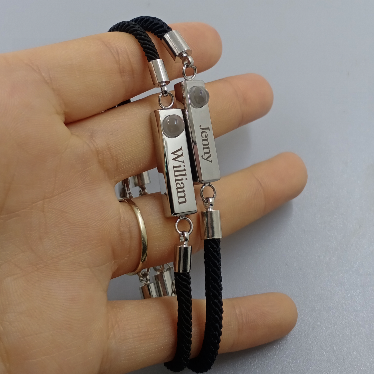 Individuelles Fotoprojektionsarmband, Jahrestagsgeschenke für Sie, Paargeschenk für Seelenverwandte