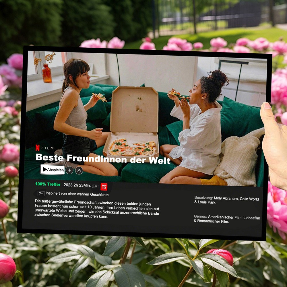 Personalisiertes Netflix-Filmposter für Paare, personalisiertes Fotoposter, anpassbare Filmpostervorlage, Valentinstagsgeschenk für Sie, Jahrestagsgeschenk