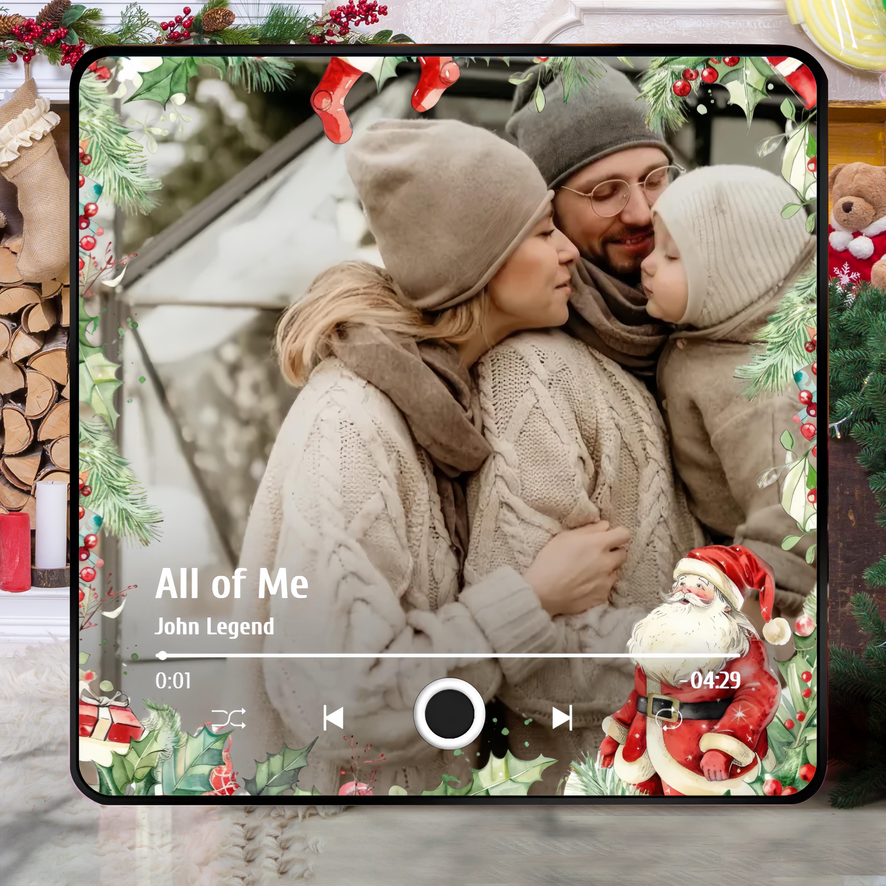 Personalisierter Kühlschrankmagnet mit Spotify-Foto und Musikalbum, individueller Kühlschrankmagnet für Paare, Jubiläumsgeschenk, Weihnachtsgeschenke