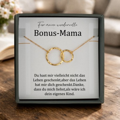 Bonus-Geschenkkette für die Mutter – Schmuck der Braut für Schwiegermutter und Stiefmutter, Erinnerungsstück zur Hochzeit