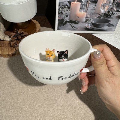 Personalisierte Haustier-Tasse – Erinnerungsgeschenk für Tierliebhaber – Einzigartiges Geschenk für Hundebesitzer – Valentinstagsgeschenk für Sie