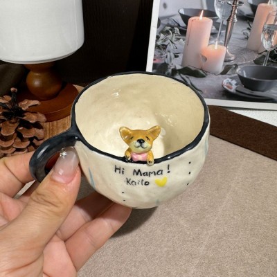 Personalisierte Tasse mit Haustiermotiv – Einzigartige Geschenke für Hundebesitzer – Geburtstagsgeschenkideen für Tierliebhaber – Valentinstagsgeschenk