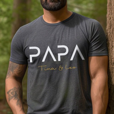Benutzerdefinierte Papa bestickt T-shirt Sweatshirt Hoodie für Papa einzigartige Vatertag Geschenkideen