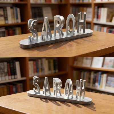 Personalisiertes Namensschild für Paare – Einzigartige Geschenke zum Hochzeitstag und Valentinstag