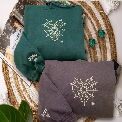 Personalisierte, bestickte Partner-Hoodies – Einzigartige Geschenke für Paare, Geschenkideen zum Jahrestag, Valentinstagsgeschenke für Sie und Ihn.