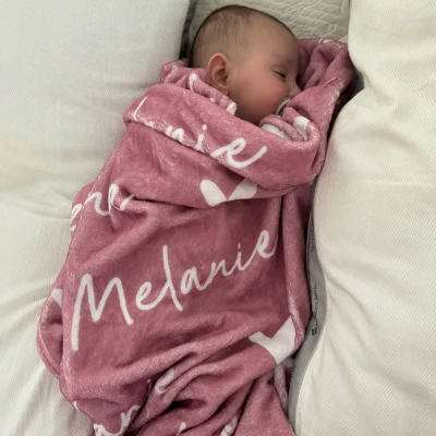 Personalisierte Kinderdecke mit Namen – Einzigartiges Geschenk für Kinder, Geburtstagsgeschenke, Weihnachtsgeschenkideen