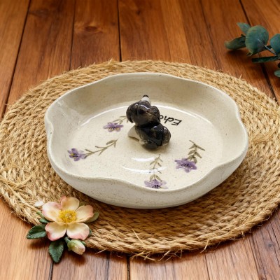 Personalisierte Schmuckschale mit Haustierfigur und Namen – Einzigartiges Geschenk für Hundebesitzer und Tierliebhaber – Weihnachtsgeschenk