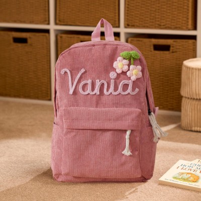 Personalisierter Kinderrucksack mit Namen, individuelle Schultasche für Kleinkinder, Geschenk zum Schulanfang für Kinder, einzigartige Geschenke für Mädchen und Jungen