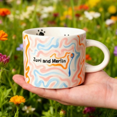 Personalisierte Tasse mit Haustiermotiv und Namen – Erinnerungsgeschenk für Hundeliebhaber, Geschenk für Tierfreunde, Weihnachtsgeschenk