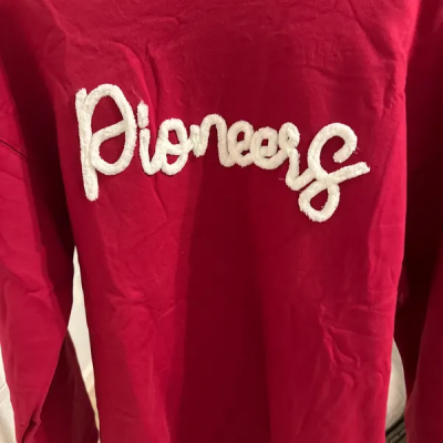 Personalisiertes besticktes Sportteam-Shirt Sweatshirt mit Fuzzy-Buchstaben für den Spieltag Einzigartiges Geschenk für den Spieltag