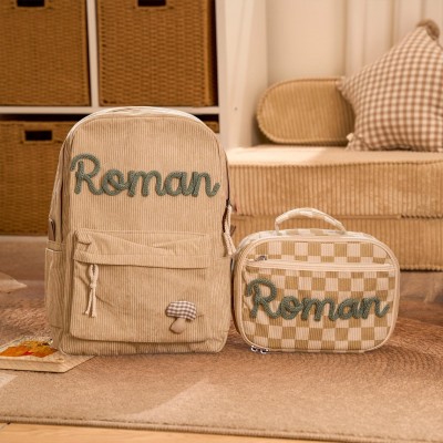 Personalisierter Kinderrucksack mit Namen, individuelle Schultasche für Kleinkinder, Geschenk zum Schulanfang für Kinder, einzigartige Geschenke für Mädchen und Jungen