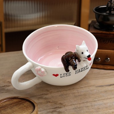 Personalisierte Tasse mit Haustierfigur – Erinnerungsgeschenke für Tierliebhaber – Einzigartige Geschenke für Hundebesitzer
