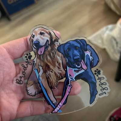 Personalisiertes Vatertagsgeschenk für Papa, personalisierter Fotomagnet, einzigartiger Fotomagnet für Papa und Kinder, Geschenk für Familie, Fotomagnet, Geschenk für Opa