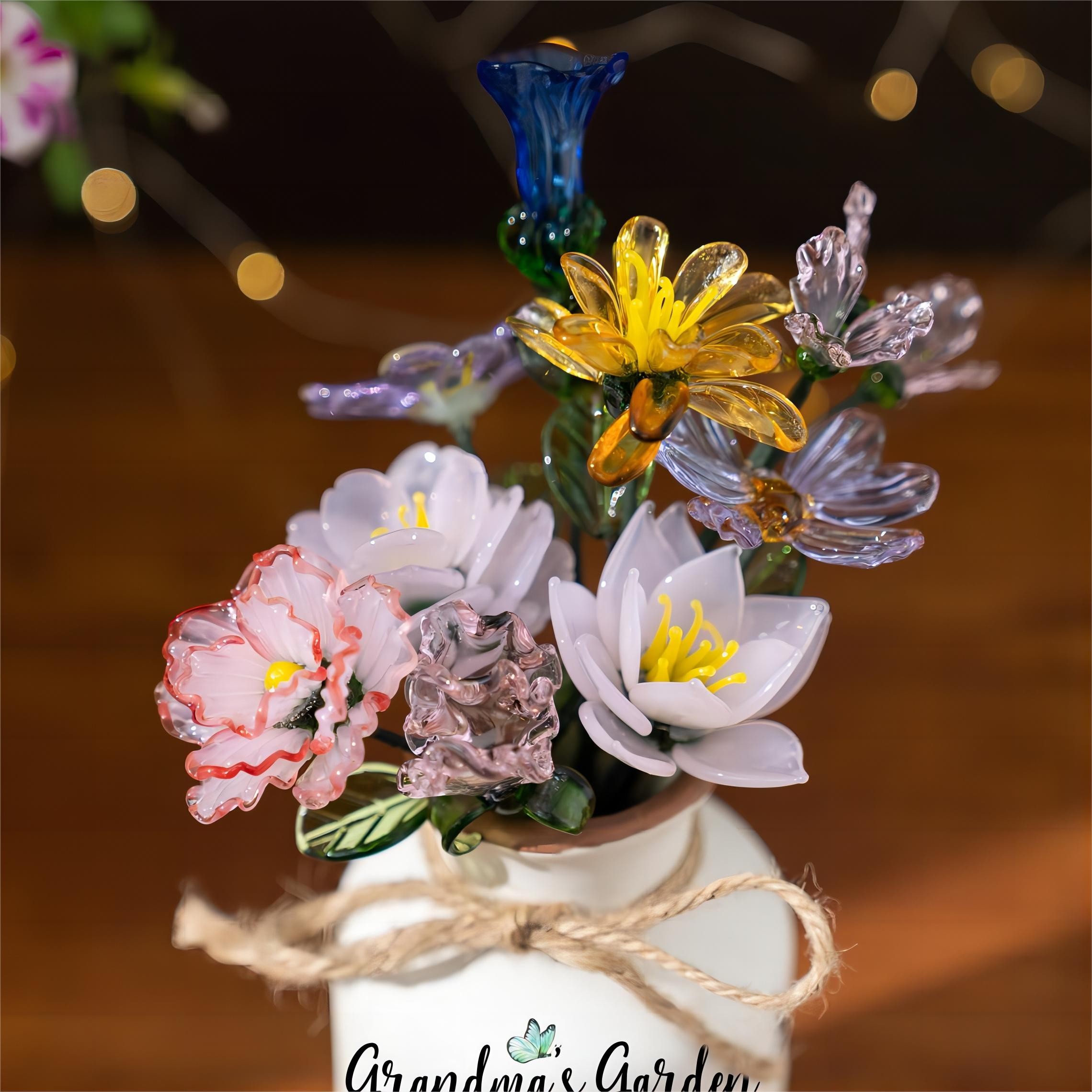 Flor de cristal personalizada para el mes de nacimiento, regalos únicos para mamá, abuela, ideas de regalo para el Día de la Madre