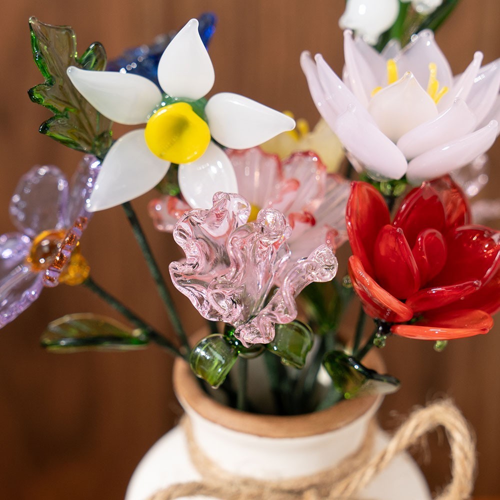 Flor de cristal personalizada para el mes de nacimiento, regalos únicos para mamá, abuela, ideas de regalo para el Día de la Madre