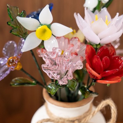 Flor de cristal personalizada para el mes de nacimiento, regalos únicos para mamá, abuela, ideas de regalo para el Día de la Madre