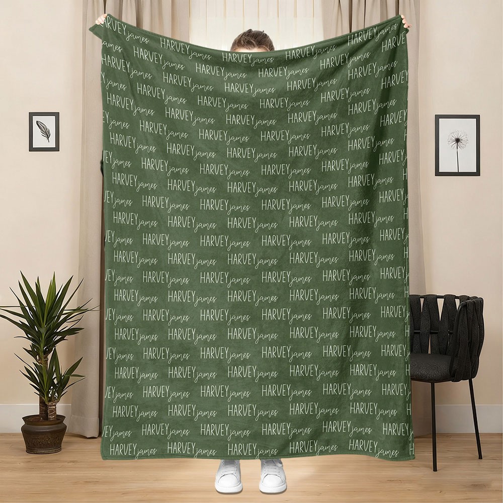 Couverture personnalisée avec le prénom de l'enfant Cadeau unique pour un anniversaire ou Noël