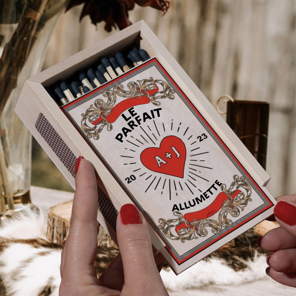 Coffret cadeau personnalisé pour couple en bois pour pendaison de crémaillère Idées cadeaux pour anniversaire Cadeaux de Saint-Valentin pour couples