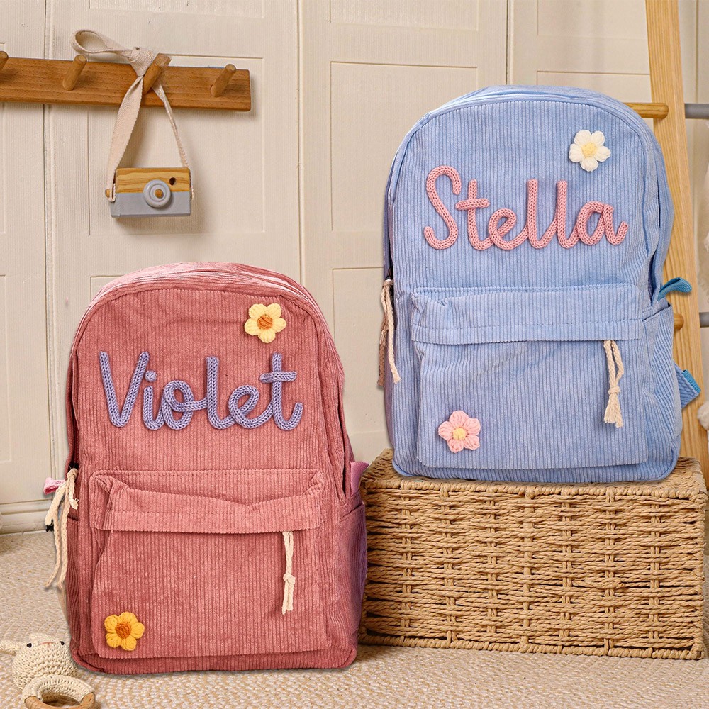 Sac à dos personnalisé pour enfants avec nom sac d'école personnalisé pour tout-petits cadeau de rentrée scolaire pour enfants
