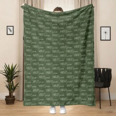 Couverture personnalisée avec le prénom de l'enfant Cadeau unique pour un anniversaire ou Noël