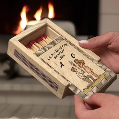 Coffret cadeau personnalisé pour couple en bois pour pendaison de crémaillère Idées cadeaux pour anniversaire Cadeaux de Saint-Valentin pour couples