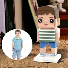 Figurines Personnalisées en Brique Représentant le Corps Entier à partir d'une Photo Cadeaux Souvenirs pour Enfants Idées de Cadeaux d'Anniversaire