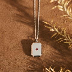 Collier Médaillon Personnalisé avec Photo Bijou Commémoratif Gravé sur Mesure Collier Photo Cadeau d'Anniversaire Cadeau pour Elle