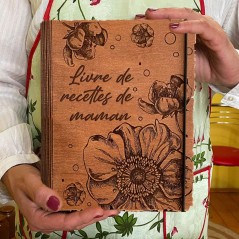 Livre de recettes personnalisé, classeur vierge, journal gravé personnalisé pour maman, cadeaux de Noël uniques pour elle