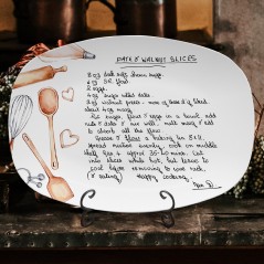 Plateau de recettes manuscrites personnalisées Cadeaux uniques pour maman grand-mère