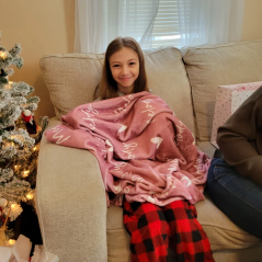 Couverture personnalisée avec le prénom de l'enfant Cadeau unique pour un anniversaire ou Noël