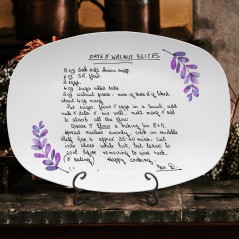 Plateau de recettes manuscrites personnalisées Cadeaux uniques pour maman grand-mère