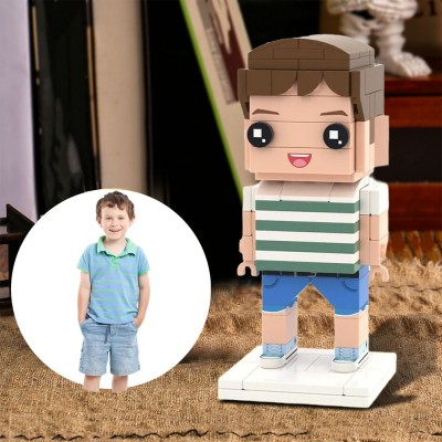 Figurines Personnalisées en Brique Représentant le Corps Entier à partir d'une Photo Cadeaux Souvenirs pour Enfants Idées de Cadeaux d'Anniversaire