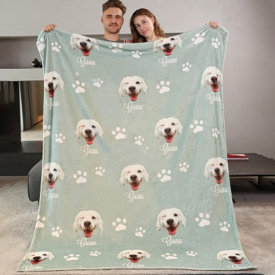 Couverture photo personnalisée pour chien avec son nom Cadeau idéal pour les amoureux des animaux Idée cadeau de Noël