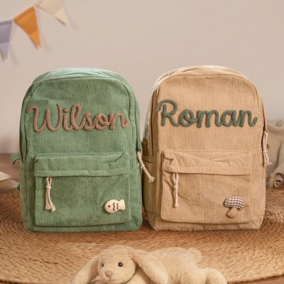 Sac à dos personnalisé pour enfants avec nom sac d'école personnalisé pour tout-petits cadeau de rentrée scolaire pour enfants