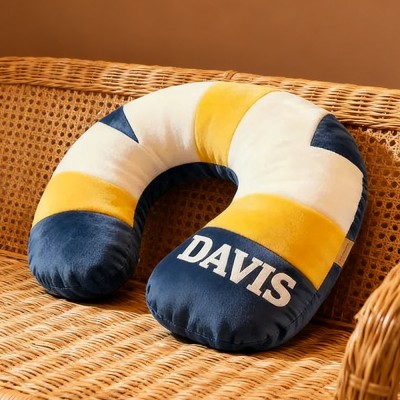 Coussin de volley-ball personnalisé en forme de U avec nom personnalisé Cadeau de Noël pour les passionnés de volley-ball