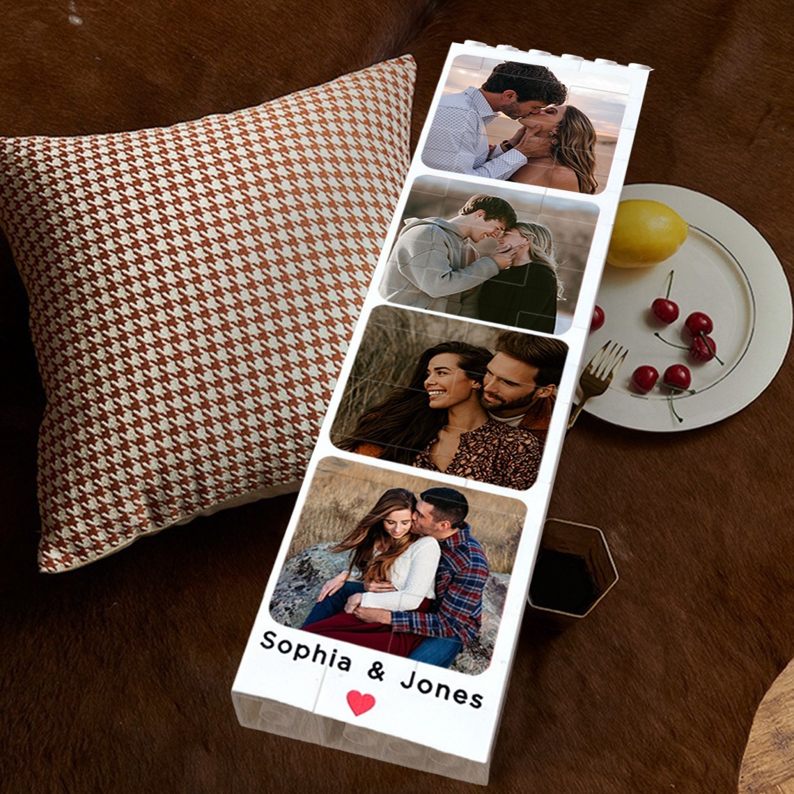 Regali Personalizzati di Puzzle Fotografici per Coppie, Regali di Anniversario di Matrimonio per Lei, Regali di San Valentino per la Fidanzata.