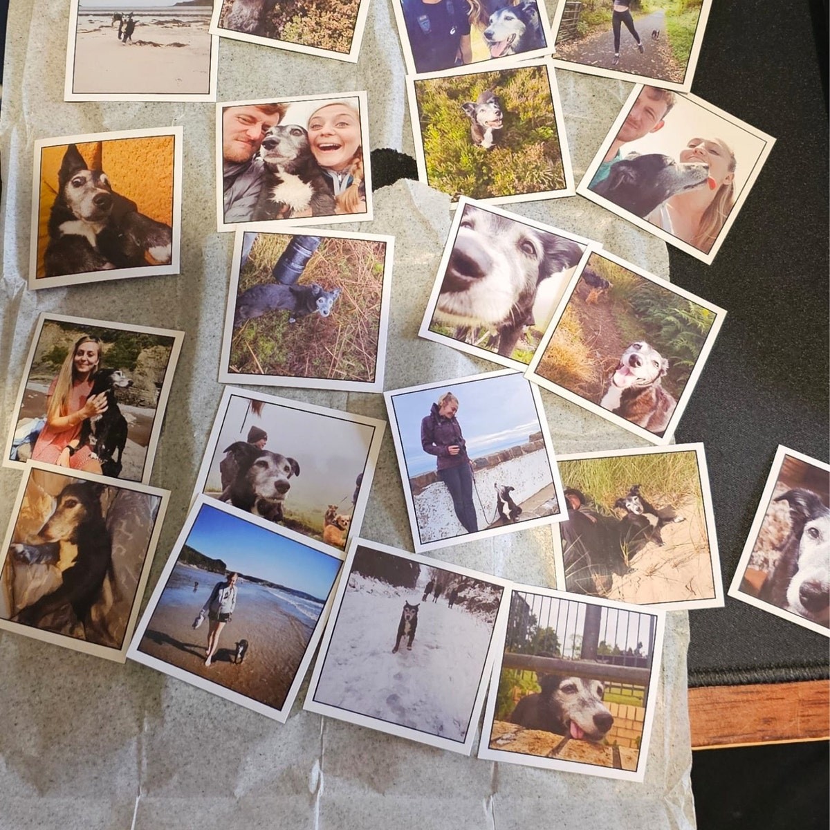 Calamita per frigorifero con foto personalizzata, set di piastrelle per frigorifero personalizzate, regalo per una nuova casa, regalo per neomamma, idea regalo con foto da 5 cm per lei