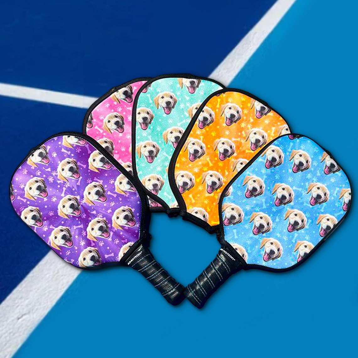 Personalized Pickleball Cover with Dog Photo for Dog Owners Custom Pet Pickleball Cover Pet Lover Gift
