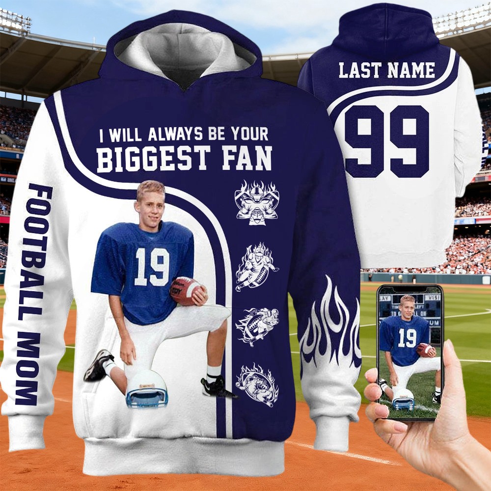 Custom Football Game Day Photo Football Jersey Unique Gift For Football Lovers